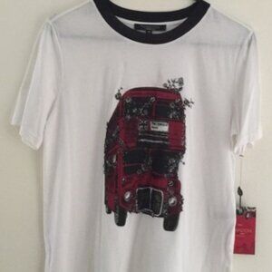 Thakoon London Double Decker Bus Portobello Road Tee Size XL